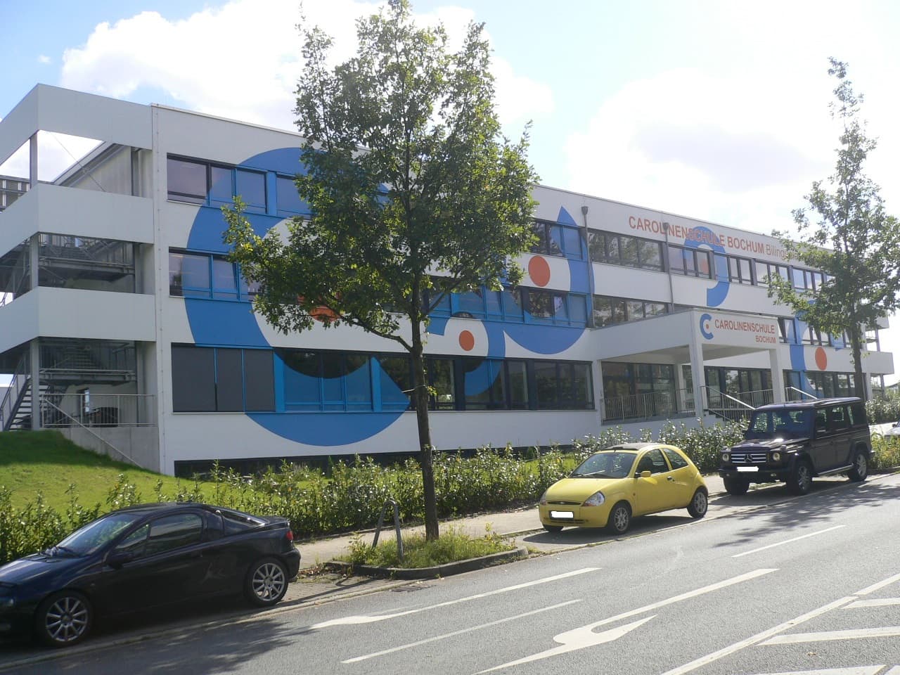 März 2023 - Erweiterung des Anbaus an der Sporthalle der Carolinenschule in Bochum
